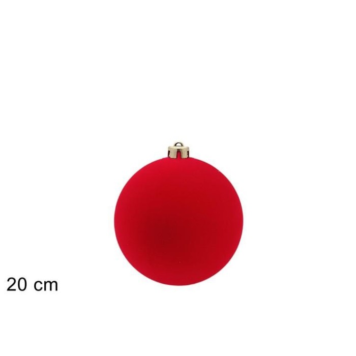 SFERA D20 VELLUTO ROSSA